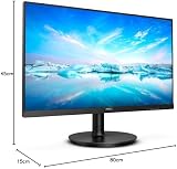 Philips 271V8LA 27 inch FHD Monitor IPS 75Hz 4ms AdaptiveSync Speakers view 7