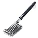 Tadge Goods BBQ Grill Brush Scraper Tool - Premium Stainless Steel Barbecue Grilling Accessories for Ultimate Grate Cleaning - Great on Weber, Napolean Grills, 4 Row