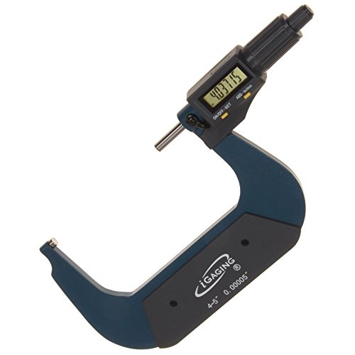 iGagingDigital Micrometer w Data Output 4-5"/0.00005"/0.001mm