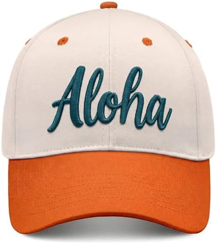 Amazon.com: Hawaiian Baseball Cap Hashtag Aloha Beige 