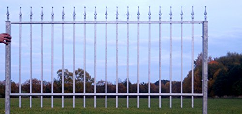 Gartenzaun Zaun Metall Metallzaun Limone-Z100/200 Verzinkt