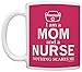 ThisWear Mother's Day Gift I'm a Mom and a Nurse Nothing Scares Me RN Nurse Gift 11oz Ceramic Coffee Mug with Handle