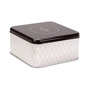 Städter 710061 Vanilla Diamonds gebaksdoos, blik, 16,5 x 16,5 cm
