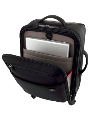 The front padded and zippered laptop pocket