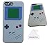 iPhone 7/8 Plus Case,Retro 3D Game Boy Gameboy Design Style Soft Silicone Cover Case For Apple iPhone 7/8 Plus 5.5 inch+ Free Cleaning Cloth As a Gift (Gray)