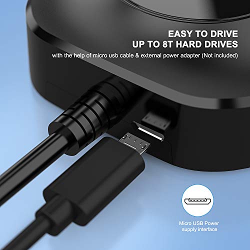 USB 3.0 Hub SD/TF Card Reader Combo, Vogek 3-Port USB 3.0 Hub with USB 3.0 TF, SD, Micro SD, SDXC, SDHC, MMC, RS-MMC, Micro SDXC, Micro SDHC, UHS-I Card Reader for Windows, Mac, Linux, Chrome - Black