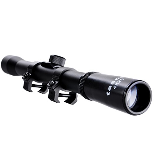 Sniper Air Hunting Rifle Scope 4x20 Airgun Scopes Optics Fitted 11mm Mounts