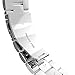 for Apple Watch Band 42mm,Silver smartwatch Band,Stainless Steel Watch Bands Strap Replacement Watchband with Metal Folding Clasp for Apple Watch Series 1 Series 2 (AWS-S1)