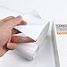 HTV Iron on Vinyl 12 inch x15 Feet Roll by CAREGY Easy to Cut & Weed Iron on Heat Transfer Vinyl DIY Heat Press Design for T-Shirts Glossy White