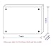 Falken Acrylics Photo Frame - 5x7 inch Magnet Photo Frame -Double Sided 20% Thicker Clear Acrylic Photo Frames Desktop Display Free Standing Double Sided Magnetic Picture Display, 12+12MM Thickness