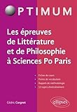 Les épreuves de Littérature et de Philosophie à Sciences Po Paris by 