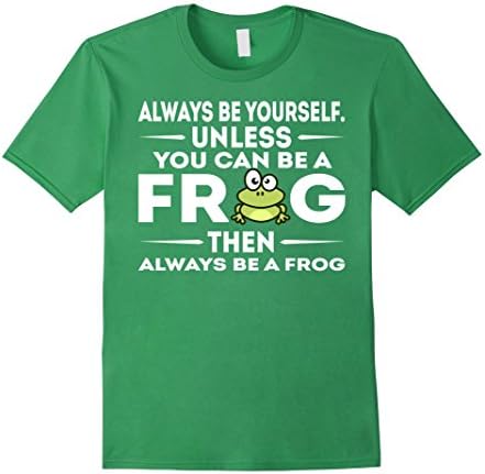 Men's Be A Frog T Shirt Gift XL Grass