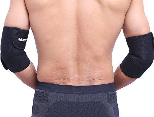 Rungear Tennis Elbow Brace (2 Pack), Tennis & Golfer's Elbow Pain Relief with Compression Pad, Wrist Sweatband - Best Elbow Strap Band for Men and Women - Thumbnail 6