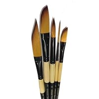 The Art Shop Skipton Artists Watercolour Brush Set , Sword Liner, Dagger, Rigger And Round Brushes