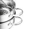 Velaze Cookware Set 14-Piece Stainless Steel Pot & Pan Sets Induction Safe, Saucepan, Casserole, Casserole, pan with…