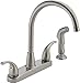 Peerless Tunbridge 2-Handle Kitchen Sink Faucet with Side Sprayer, Stainless P299578LF-SS primary