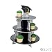 Graduation Cupcake Holder (3 Tiers) Grad Party Supplies Black