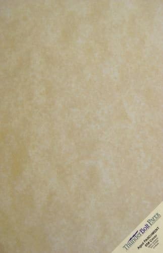 25 Old Age Parchment 65lb Cover Paper Sheets 11 X 17 Inches Cardstock Weight Colored Sheets (11"X17") Tabloid|Ledger Size - Printable Old Parchment Semblance Through The Processing of The Pulp