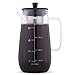 CUSINIUM Cold Brew Iced Coffee Maker - 1 Quart Iced Brewed Tea Maker - Glass Coffee Carafe - Fruit infuser pitcher - Includes Scoop & Clip Spoon