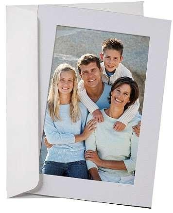 SIMPLICITY PALE-BLUE Photo Insert Card sold in 10s - 4x6