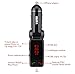 Vafru Wireless In-Car FM Transmitter with Dual USB Charging for iPhone 6 6 Plus 5, 5S 5C, Samsung Galaxy S6, S5, S4, S3, Note 3, 2, HTC, LG, Sony, Tablets, MP4 Players