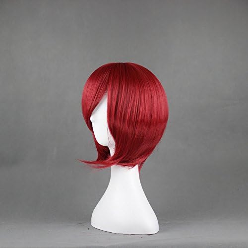 Cosplay-Wigs one piece Sanji Wig For Convention Party Show Red Wine35cm 140g CS-002A2