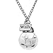 Ingooood Glass bottle necklace Natural dandelion seed in glass necklace Make A Wish silver plated jewelry