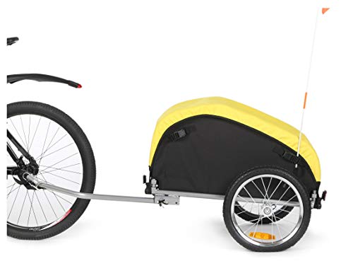 Sepnine Cargo Trailer with removeable weather cover 20217 (yellow/black) Sepnine Cargo Trailer with removeable weather cover 20217 (yellow/black)