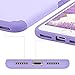 ULAK iPhone 8 Case Purple, iPhone 7 Case, Slim Fit Dual Layer Soft Silicone & Hard Back Cover Bumper Protective Shock-Absorption & Skid-Proof Anti-Scratch Case, Purple