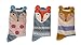 ProEtrade Womens Wool Socks Cabin Thermal Heavy Thick Soft Warm Fuzzy Novelty Winter Snowflake Socks 5 Pack(Red