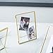 5x7 Vintage Style Antique Gold Picture Frames Gold Photo Frame with Pressed Glass, Brass (Vertical) (5 x 7)