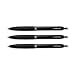 Uni-Ball Signo 307 Retractable Gel Ink Pens, Medium Point, 0.7mm, Black Ink, Pack of 3