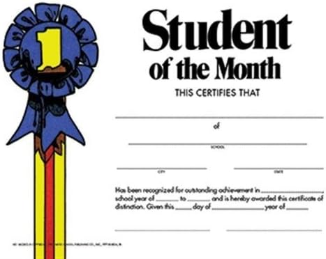 Student Of The Month 30pk