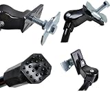 TekBox Komodo Heavy Duty Bike Kick Stand Adjustable with Rubber Foot Black view 6