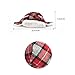 Stock Show Pet Trapper Hat, Pet Birthday Hat Holiday Festival Costume Cat Dog Old-Fashion Classic Plaid Hat
