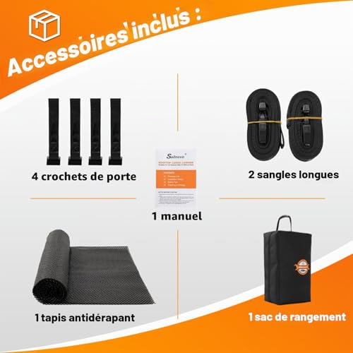 435L 1000D Nylon, 8 Reinforced Straps, Non-Slip Mat, for Travel and Luggage Transport