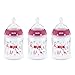 NUK Perfect Fit Baby Bottle, Girl, 5 Ounce (Pack of 3) primary