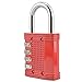 Lumintrail Combination Padlock w/ 4' Braided Steel Security Cable - 4 digit lock 1