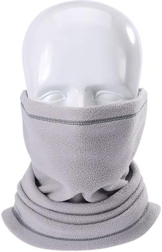 TreeMart Winter Fleece Half Face Mask Neck Gaiter Neck Tube Face Shield Scarf Ears Warmer Headwear