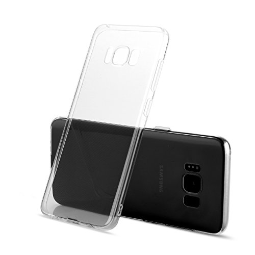 Liamoo® Samsung Galaxy S8 + Plus Hülle (6,2 Zoll) dünne TPU Schutzhülle in transparent klar