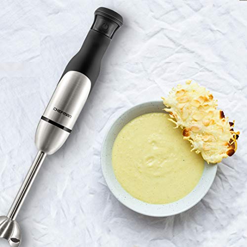 Chefman Electric Immersion Blender 300Watt Stick HandHeld Blending w