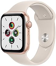 Apple Watch SE (GPS + Cellular, 44mm) - Gold Aluminium Case with Starlight Sport Band