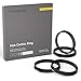 StanceMagic Hubcentric Rings (Pack of 4) - 56.1mm ID to 72.6mm OD - Black Poly Carbon Plastic Hubrings - Compatible with Subaru Honda Acura Scion FRS and 72.6mm Wheel Centerbore