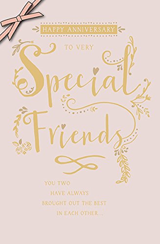 Special Friends Anniversary Card Amazon Co Uk Office Products