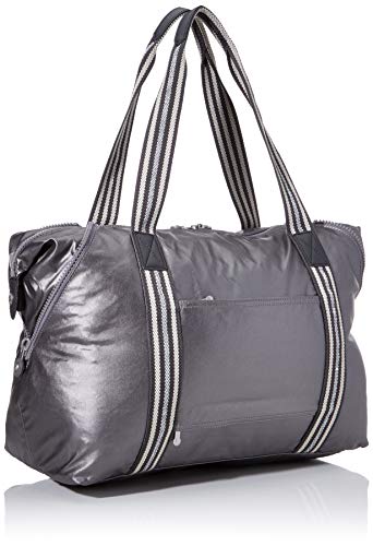 Kipling Art M Strandtasche, 58 cm, 26 Liter, Carbon Metallic – Bild 3