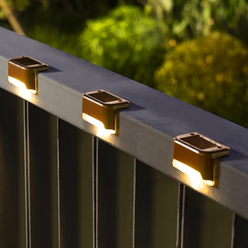 Photo 1 of SOLPEX Solar Deck Lights Outdoor 16 Pack, Solar Step Lights Waterproof Led Solar lights for Outdoor Stairs, Step , Fence, Yard, Patio, and Pathway(Warm White)