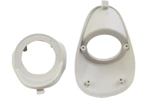 Plastic Speaker Bracket for A Pillar Tweeter Mount, 2-Way Car Audio Spacer For Ring Adapter with White Gasket – 2 Pack, Compa