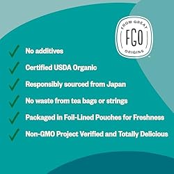 FGO Organic Sencha Loose Leaf Tea, Resealable