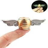 Fidget Cube Hand Spinner Toy,Sunandy Novelty Fidget Cube Dice Spinner Toy High Speed Bearing EDC Spinner Focus Toy Stress/Anxiety Relief Cube Toy Gifts For Adults/Kids (HPS-Copper)