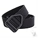JasGood Tactical Military Mens Belts For Men Outdoor Army Belt Nylon,Black,49.2Inch